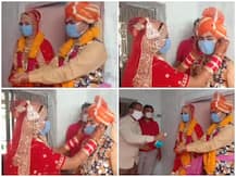 राजस्थान: जोधपुर में हुई अनोखी शादी, दूल्हा और दुल्हन ने खाई मास्क पहनने की कसम