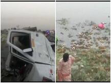 यूपी: इटावा में टेंपो और ट्रक की टक्कर, कटहल बेचने बाजार जा रहे 6 किसानों की मौत