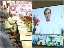 छत्तीसगढ़ में न्याय योजना की शुरुआत, राहुल गांधी ने कहा- गरीबों और किसानों को होगा फायदा