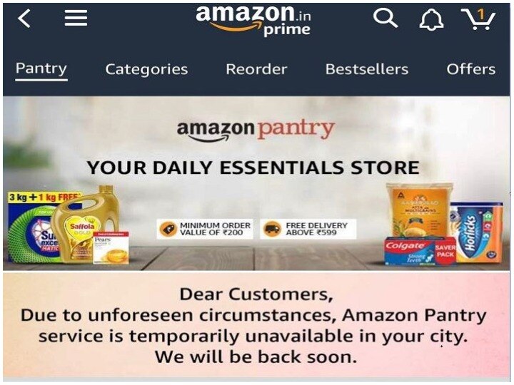 बड़े ऊहापोह के बाद फूड बाजार में उतरा Amazon, Swiggy और Zomato से होगी टक्कर Amazon finally launched its food delivery service in India बड़े ऊहापोह के बाद फूड बाजार में उतरा Amazon, Swiggy और Zomato से होगी टक्कर