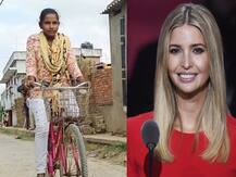 घायल पिता को पीछे बैठाकर 1200 किमी साइकिल चलाकर दरभंगा पहुंचने वाली ज्योति की इवांका ट्रंप ने की तारीफ