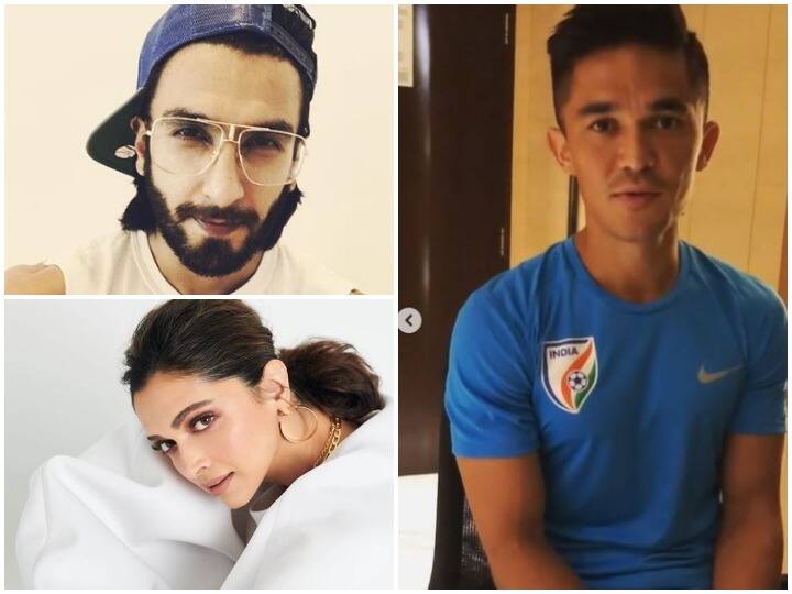 Ranveer Singh did live chat with Sunil Chhetri रणवीर सिंह ने सुनील छेत्री से की लाइव चैट, दीपिका पादुकोण ने खोले कई राज