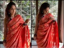 हमेशा वेस्टर्न लुक में नजर आने वाली आमिर की बेटी इरा ने ईद पर पहनी साड़ी