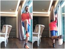 विराट कोहली ने लॉकडाउन के दौरान फिट रहने के लिए अपने फैंस के सामने पेश किया '180 लैंडिंग्स' एक्सरसाइज