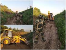 जम्मू-कश्मीर: BSF ने बॉर्डर के साथ बहने वाली नहर की सफाई का काम रिकॉर्ड समय में पूरा किया