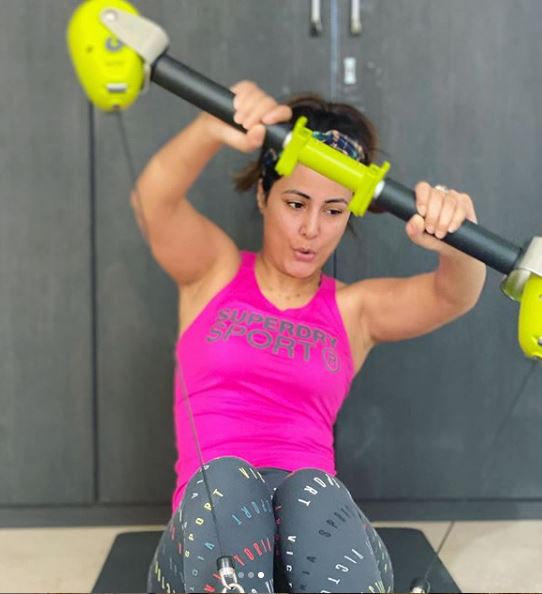 In Pics: Hina Khan said, why do workouts after wearing hot clothes like this