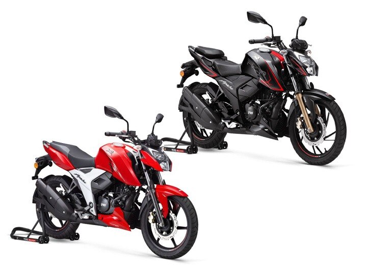 TVS Apache RTR 160 4V RTR 200 4V Price Hiked TVS Apache RTR