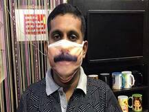 कोरोना संकट: पहचान उजागर करने के लिए केरल के फोटोग्राफर ने बनाया अनोखा मास्क, तस्वीर वायरल