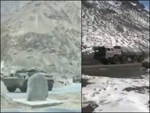 चीन का प्रोपेगेंडा वीडियो आया सामने, अक्साई-चिन में हेवी ट्रक, लाइट टैंक और स्ट्राईक-व्हीकल्स का काफिला दिखाई पड़ा