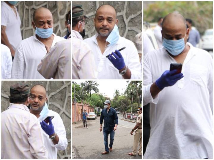 वाजिद खान ने मुम्बई के सुराणा सेठिया अस्पताल में कोरोना वायरस और रिनल फेल्योर यानि हार्ट अटैक से दम तोड़ दिया. जिसके बाद अब वर्सोवा मुस्लिम कब्रिस्तान में वाजिद खान का पार्थिव शरीर पहुंच गया है. (Photo Credit: Manav Manglani)