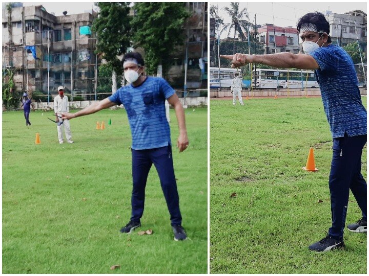 training of cricketers started in Bengal from today, the Minister of State for Sports conducted the exercise himself ANN बंगाल में आज से शुरू हुई क्रिकेटर्स की ट्रेनिंग, खेल राज्य मंत्री ने खुद करवाया अभ्यास