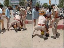 अमेरिका के जॉर्ज फ्लॉयड जैसा मामला जोधपुर में, कॉन्स्टेबल ने शख्स की गर्दन घुटने के नीचे दबाई-Video Viral