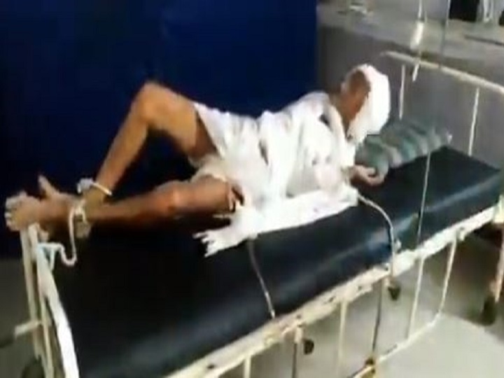 MP: बिल नहीं भरा तो अस्पताल वालों ने बुजुर्ग मरीज को बेड से बांधा, सीएम शिवराज बोले- दोषियों को बख्शा नहीं जाएगा MP: Elderly man tied to bed in hospital