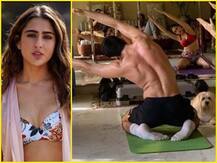 भाई इब्राहिम के साथ योगा करती नजर आईं अभिनेत्री सारा अली खान, यहां देखें तस्वीर