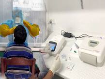 मेरठ: अब एक घंटे में होगी कोरोना की जांच, जिला अस्पताल में लगी ट्रू नाट मशीन