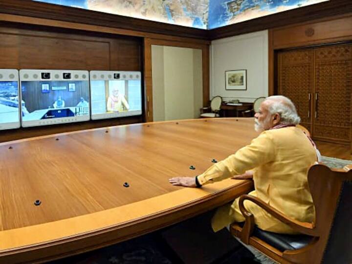 PM narendra modi conducted a review of the kedarnath math development and reconstruction project ANN केदारनाथ धाम और पुनर्निर्माण परियोजना की पीएम मोदी ने वीडियो कॉन्फ्रेंसिंग के जरिए की समीझा, सुझाव भी दिए