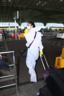 In Pics: कोरोना के खौफ से एयरपोर्ट पर कुछ इस अंदाज में स्पॉट हुई ये बॉलीवुड अभिनेत्री, पहचानिए तो जरा