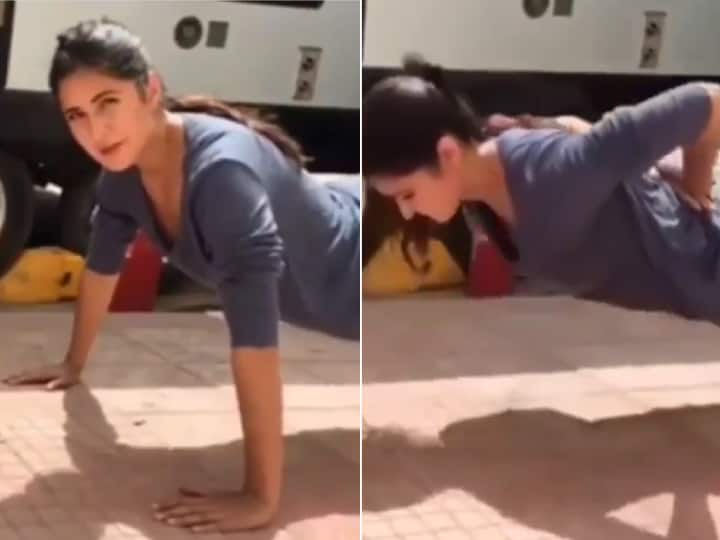 कैटरीना कैफ ने किए तीन अलग-अलग तरह से पुशअप्स, सोशल मीडिया पर वायरल हुआ ये मजेदार वीडियो Katrina Kaif Pushed up video viral on social media make you fun कैटरीना कैफ ने किए तीन अलग-अलग तरह से पुशअप्स, सोशल मीडिया पर वायरल हुआ ये मजेदार वीडियो