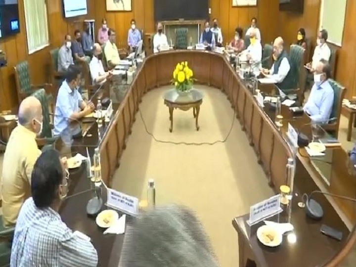 दिल्ली में कोरोना के हालात को लेकर अमित शाह की हाईलेवल मीटिंग जारी, LG और सीएम केजरीवाल मौजूद Delhi: Amit Shah meeting to review the situation in Delhi regarding Coronavirus