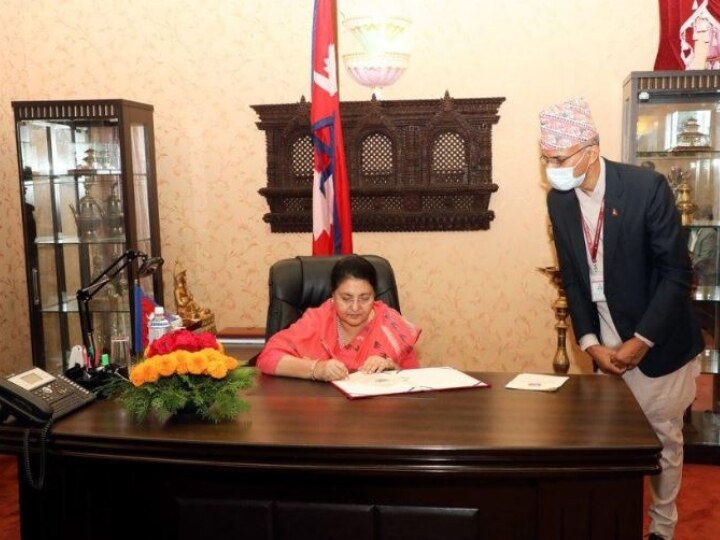 Nepal President Approved map amendment bill, claimed Indian Area in there side ANN नेपाल की राष्ट्रपति ने मैप संबंधित संशोधन विधेयक को दी मंजूरी, कालापानी, लीपूलेख और लिम्पियाधुरा को बताया अपना