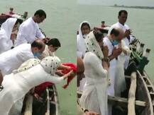 पटना में हुआ सुशांत सिंह राजपूत की अस्थियों का विसर्जन, सदमे में दिखे पिता और बहनें