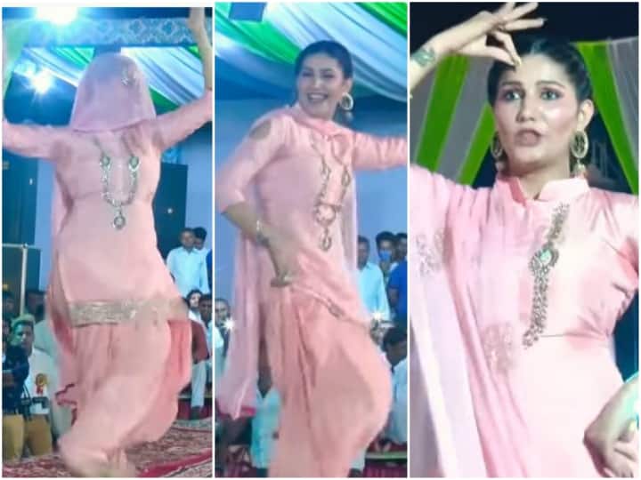 sapna choudhary dance video haryanvi song on gajban chundi jaipur se magvai Haryanvi Song: सपना चौधरी ने 'चुनरी जयपुर से मंगवाई' सॉन्ग पर किया बेहतरीन डांस, देखें VIDEO