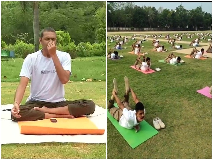 Worldwide People practising at 6th International Yoga Day दुनियाभर में कल मनाया जाएगा छठा इंटरनेशनल योग दिवस, करवाए जा रहे ऑनलाइन योग के सेशन