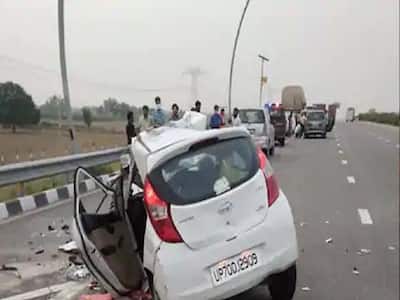 Five killed in car and truck collision in Firozabad one in critical condition