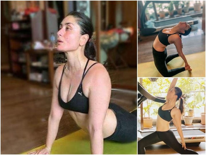 Kareena Kapoor Khan Performing Yoga, This Yoga Day, Photos Goes Viral | IN PICS: योगा डे पर खास अंदाज में योग करतीं नजर आईं करीना कपूर खान, तस्वीरें हो रही वायरल