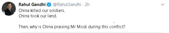 राहुल गांधी ने पीएम मोदी पर साधा निशाना, कहा- टकराव के बावजूद आखिर चीन क्यों कर रहा है मोदी की तारीफ?