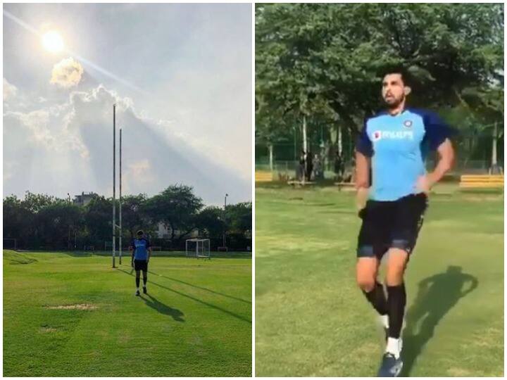 Ishant Sharma resumes outdoor training after three months 3 महीने बाद इशांत शर्मा ने शुरू की अपनी आउटडोर ट्रेनिंग, सोशल मीडिया पर डाला वीडियो