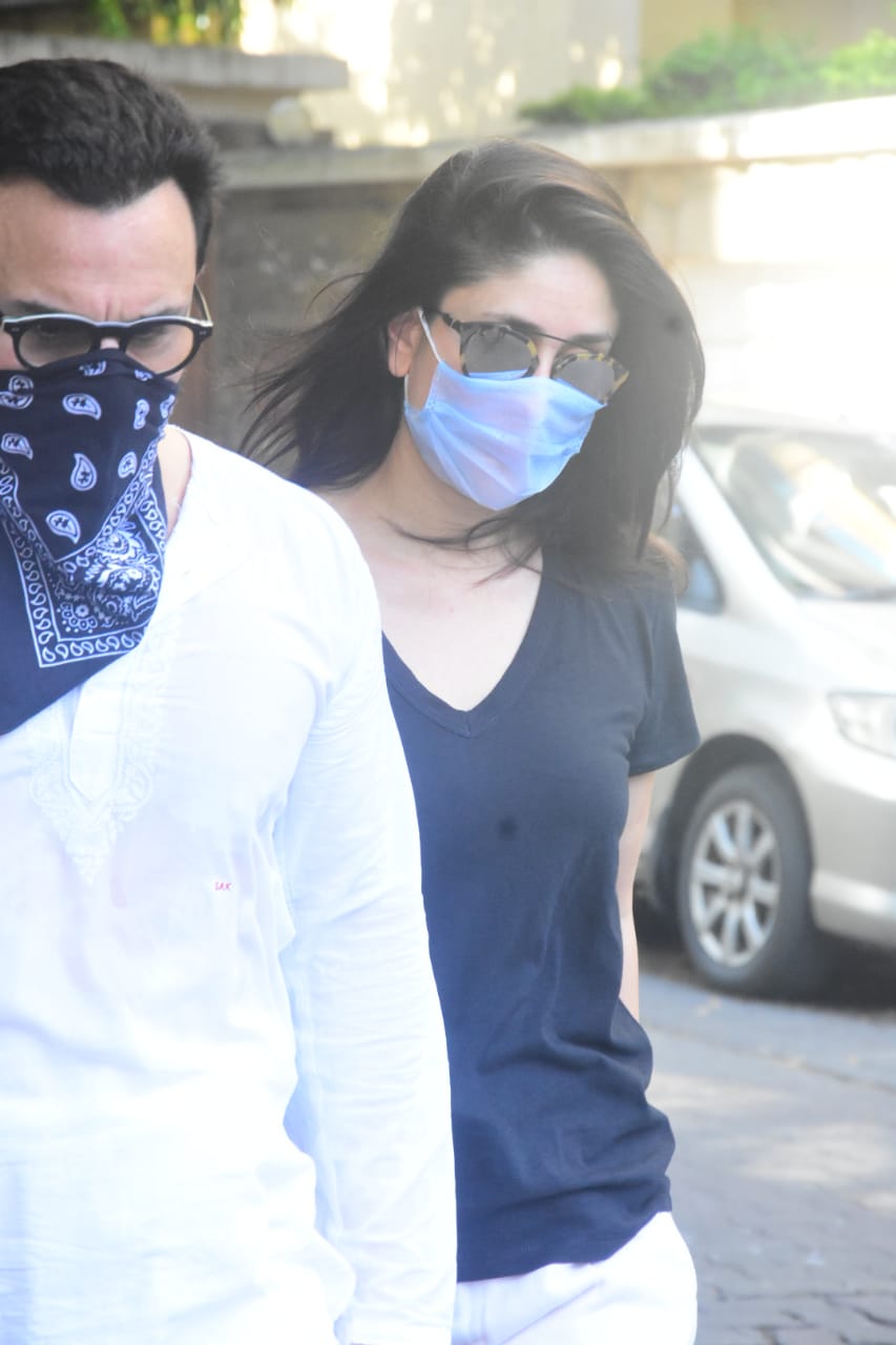 Spotted: Saif-Kareena went out for outing by putting on a mask with son Taimur, star family seen in a very stylish style