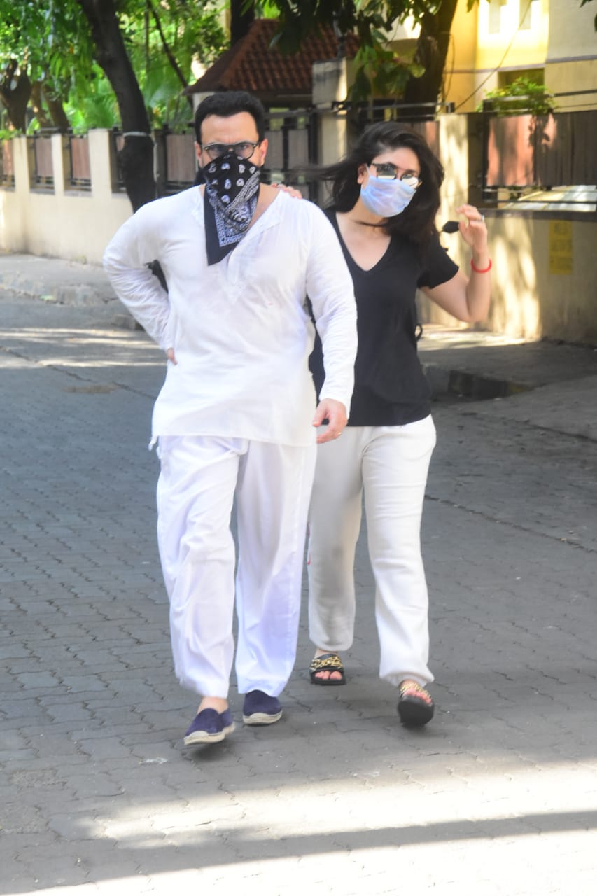 Spotted: Saif-Kareena went out for outing by putting on a mask with son Taimur, star family seen in a very stylish style