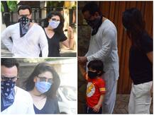 Spotted: बेटे तैमूर के साथ मास्क लगाकर आउटिंग करने निकले सैफ-करीना, बेहद स्टाइलिश अंदाज में दिखी स्टार फैमिली