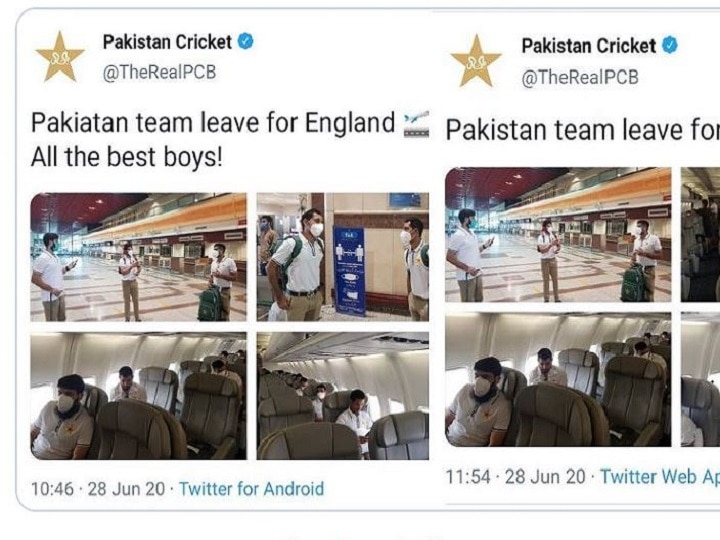 PCB twitter handle make mistake while writing pakistan name पीसीबी ने पाकिस्तान की स्पेलिंग लिखने में की गलती, ट्विटर यूजर्स ने जमकर किया ट्रोल