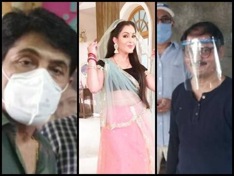 IN PICS: कोरोना वायरस के बीच शुरू हुई 'भाबी जी घर पर हैं' की शूटिंग, इस अंदाज में दिखे सितारे IN PICS: कोरोना वायरस के बीच शुरू हुई 'भाबी जी घर पर हैं' की शूटिंग, इस अंदाज में दिखे सितारे