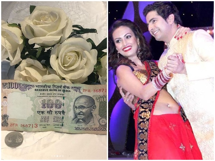 Karan Mehra and Nisha Rawal shares 101 rupees photo that saroj khan gives them on nach baliye Photo: करण मेहरा और निशा रावल ने यूं संजो कर रखी है सरोज खान की याद, 'नच बलिए' में दिए थे 101 रुपए