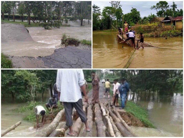 Assam: 10.75 lac people affected in 18 districts, due to flood 2 new cases of death reported असम में बाढ़ और बारिश से अबतक 61 लोगों की मौत, 18 जिलों में 10.75 लाख लोग प्रभावित