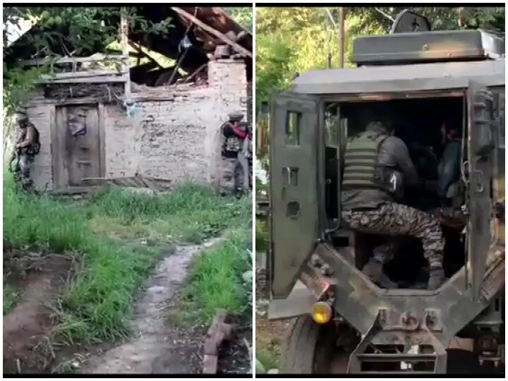 jammu kashmir encounter between security forces and militants in goosu of pulwama जम्मू-कश्मीर: पुलवामा के गोसू में मुठभेड़ जारी, एक जवान शहीद, एक आतंकी ढेर