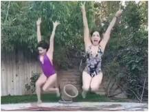 सनी लियोन ने शेयर किया पूल में मस्ती भरा वीडियो, सोशल मीडिया पर हुआ वायरल