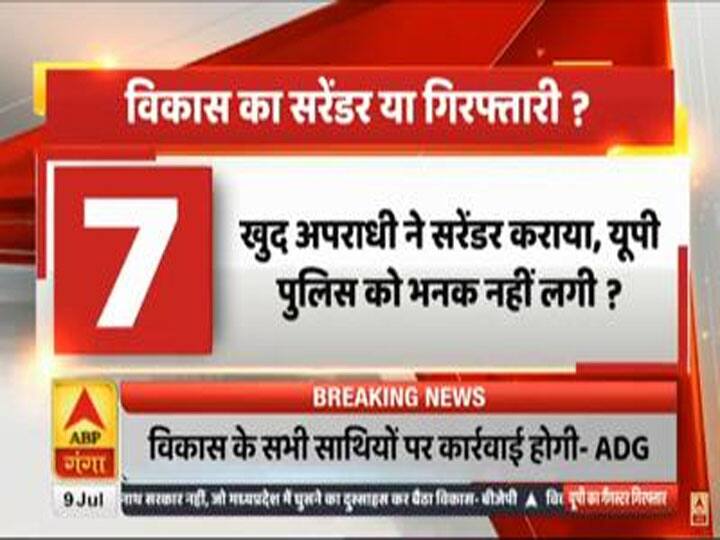 Kanpur Encounter: गैंगस्टर विकास दुबे गिरफ्तार, एबीपी गंगा ने पूछे 10 सवाल