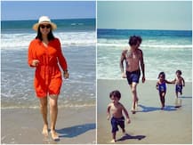 समंदर किनारे बच्चों और पति संग मस्ती करती नजर आईं सनी लियोनी, वायरल हो रही हैं तस्वीरें