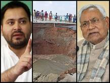बिहार: उद्घाटन के 29 दिन बाद बह गया 265 करोड़ की लागत से बना पुल, विपक्ष ने नीतीश कुमार को घेरा