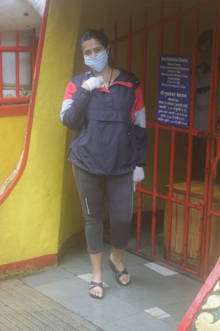 एकता इस दौरान काफी कैजुअल लुक में नजर आईं. (Photo Credit: Manav Manglani)