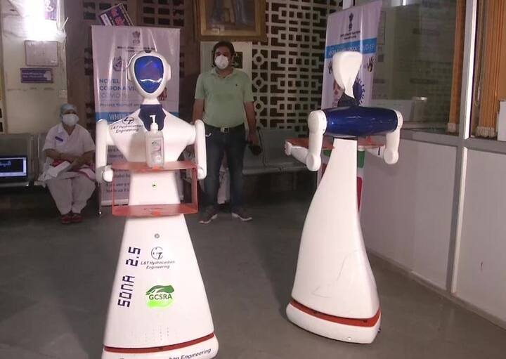 बता दें कि रोबोट के इस्तेमाल के पीछे का मकसद कोरोना मरीजों के संपर्क में ज्यादा न आना है.