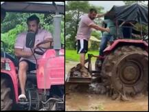 एक्टिंग छोड़ खेती कर रहे सलमान खान, खेत में ट्रेक्टर चलाते हुए Video हो रहा वायरल