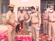 कर्नाटक: स्निफर डॉग ने 12 किलोमीटर दौड़ आरोपी को पकड़वाया, पुलिस ने किया सम्मानित