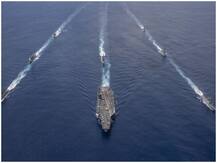 चीन के साथ जारी तनाव के बीच भारतीय नौसेना ने अंडमान के पास समुद्र में अमेरिकी नौसेना के साथ अभ्यास किया