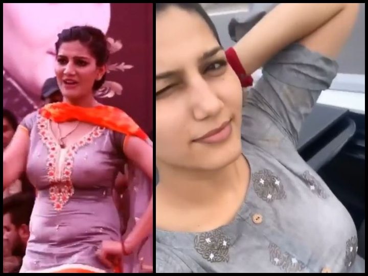 sapna chaudharys video goes viral on instagram , hot dance of sapna chaudhary  सावन के मौसम का मजा लेती दिखीं सपना चौधरी, जमकर वायरल हो रही Video