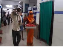 शर्मसार: कंधे पर ऑक्सीजन सिलेंडर, ट्रे में नवजात बच्ची, अस्पताल में इलाज के लिए दर-दर भटकते रहे माता-पिता